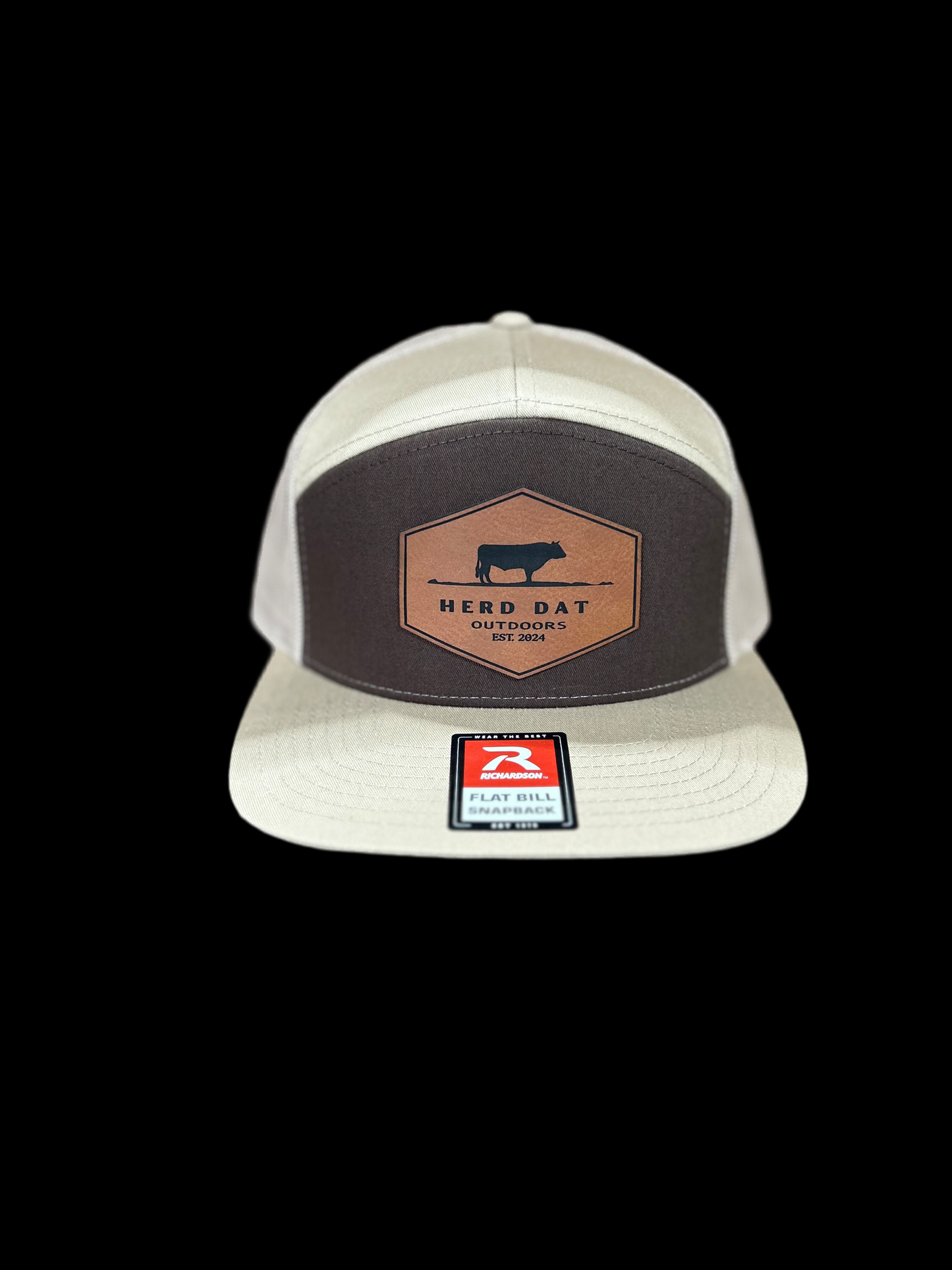Brown/Khaki OG patch 7 panel hat