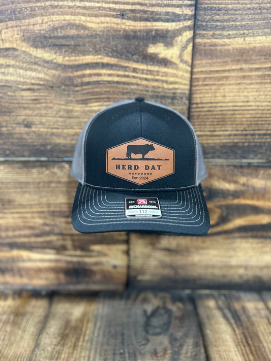Charcoal/Grey OG patch 112 trucker hat