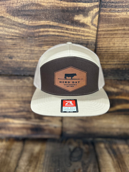 Brown/Khaki OG patch 7 panel hat